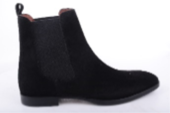 Alba Chelsea - Black Suede