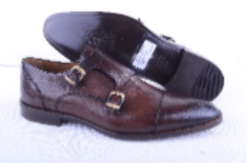 Raffaella - Brown Leather Double Monk Strap